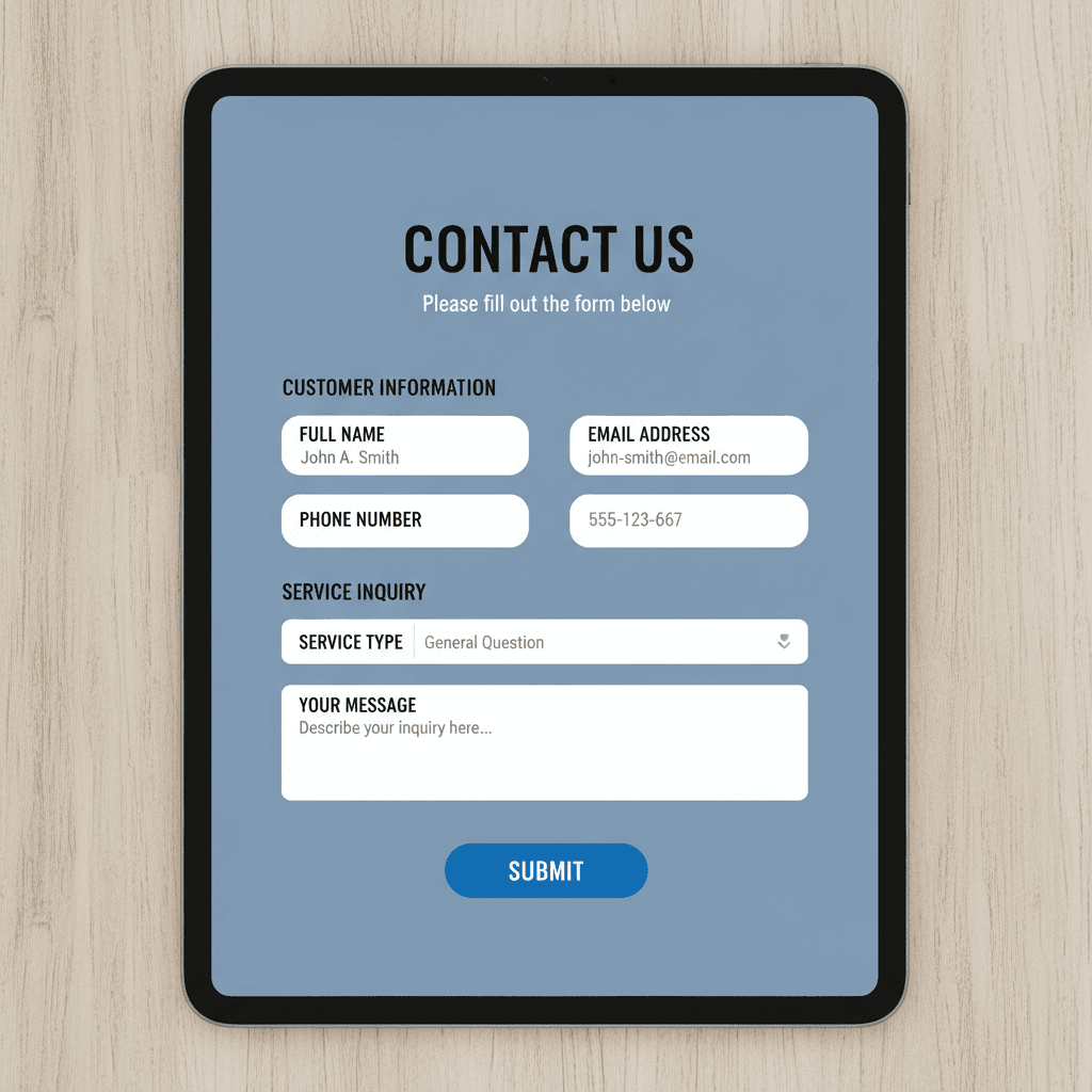 Lead capture forms